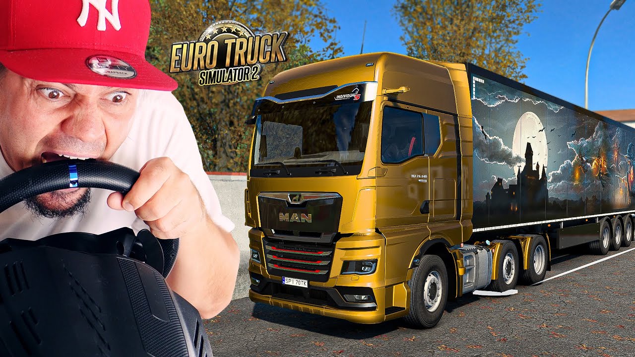 🚛 DOSTAWA CUKIERK&Oacute;W NA HALLOWEEN CIĘŻAR&Oacute;WKĄ! *straszna, tajemnicza mapa* | Euro Truck Simulator 2