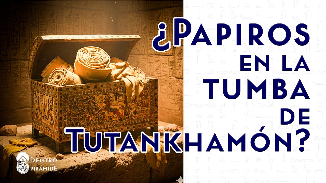 ¿Había papiros en la tumba de Tutankhamón? 📺 Dentro de la pirámide 👉🏻 Nacho Ares