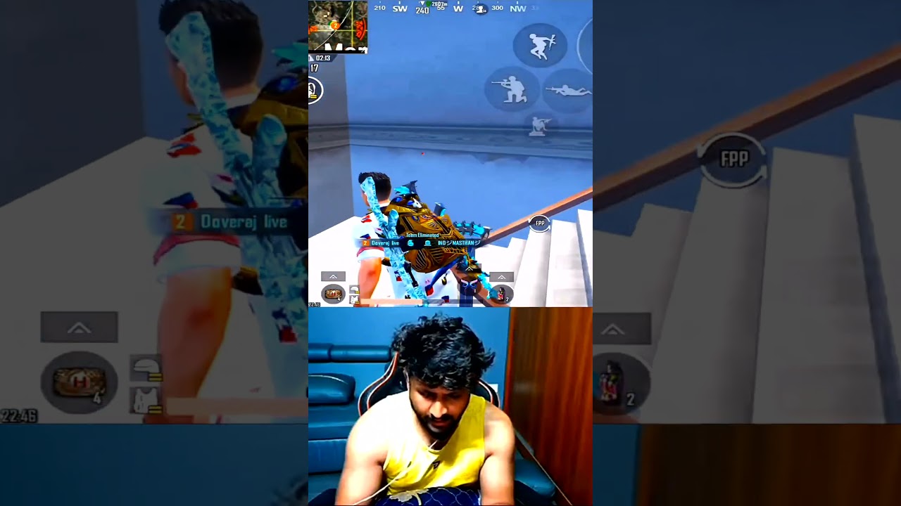 Unexpected teammate fight ￼😂 #kannada #mobilegamelive #pubg #bgmilive #doveraj #hacker