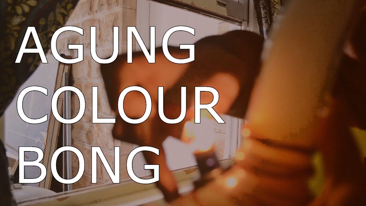 AGUNG COLOUR BONG - Gold Fume 30cm Unboxing