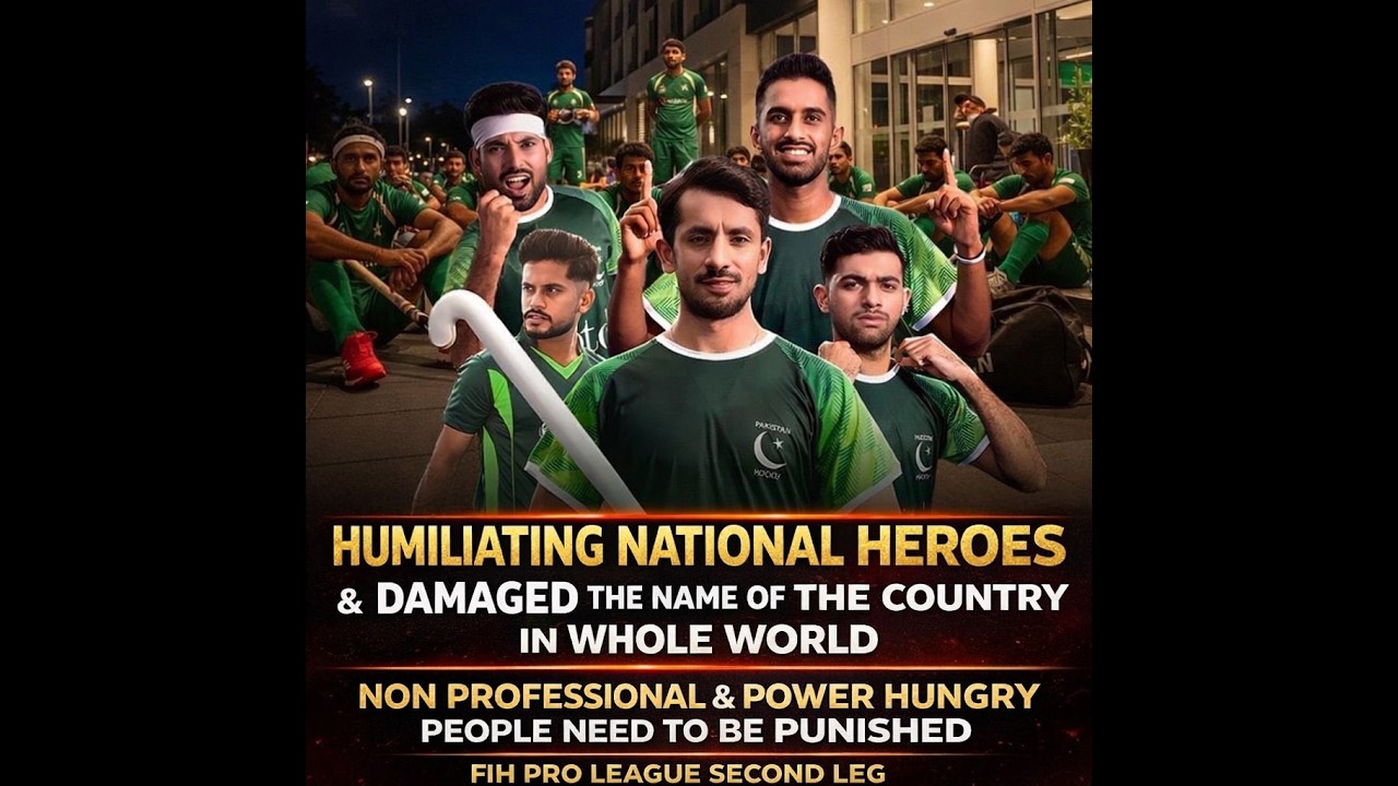 National Heroes Humiliated. PHF's Mismanagement Exposed #pakistanhockey #nationalpride