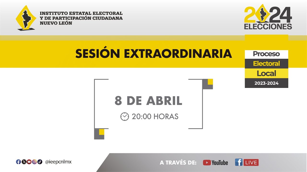 🔴 #EnVivo | Sesión Extraordinaria 08 de abril
