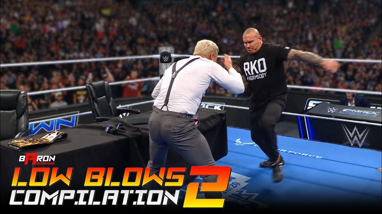 Подборка ударов ниже пояса от WWE, эпизод 2 💥