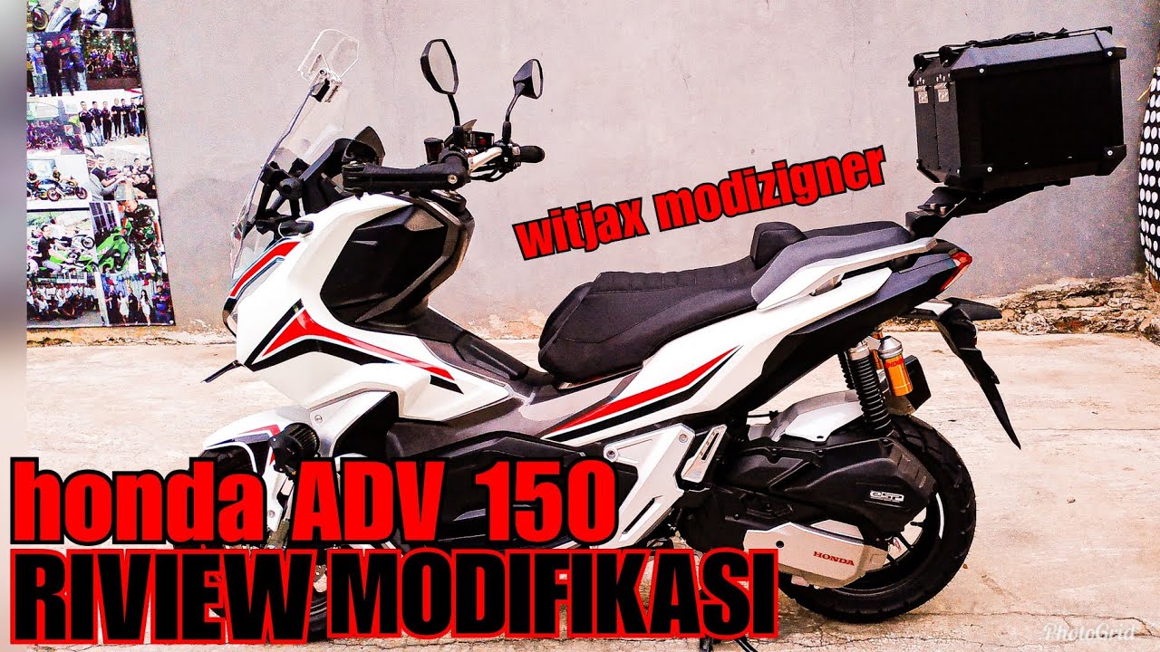 honda adv 150 full riview modifikasi || witjax modizigner || cbsmoto tv