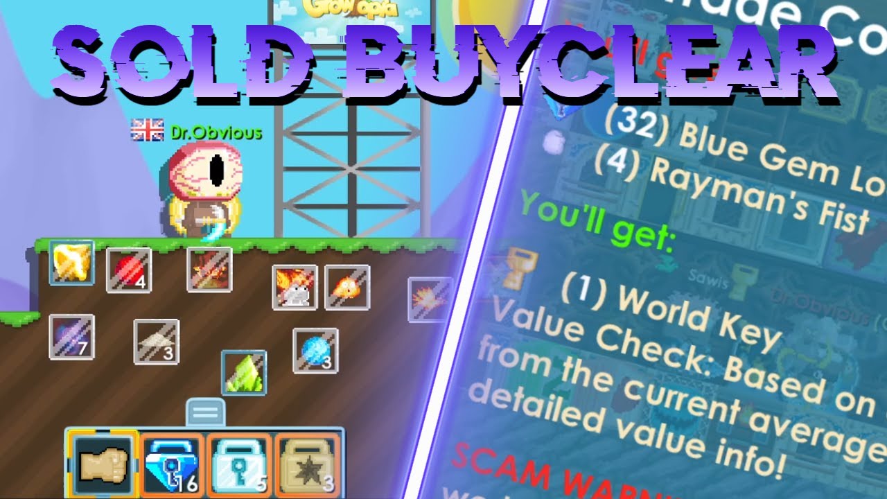 SOLD BUYCLEAR (EASY BGLS!!) | Growtopia