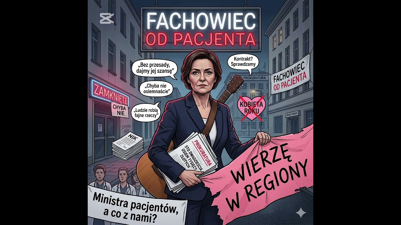 Jolanta Sobierajska-Grenda &ndash; &bdquo;Fachowiec od pacjenta&rdquo; (piosenka satyryczna / folk-punk) | sztuczna inteligencja