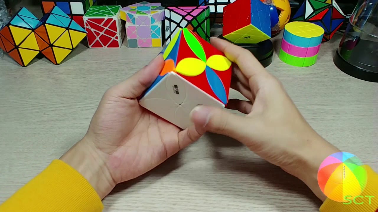 Qiyi 4 Leaf Clover Cube Stickerless 네잎클로버 큐브