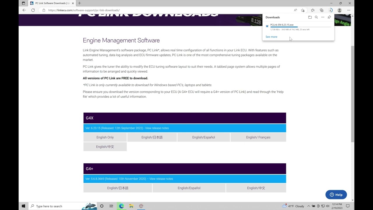 Link G4x Basics Part 1: Software Install