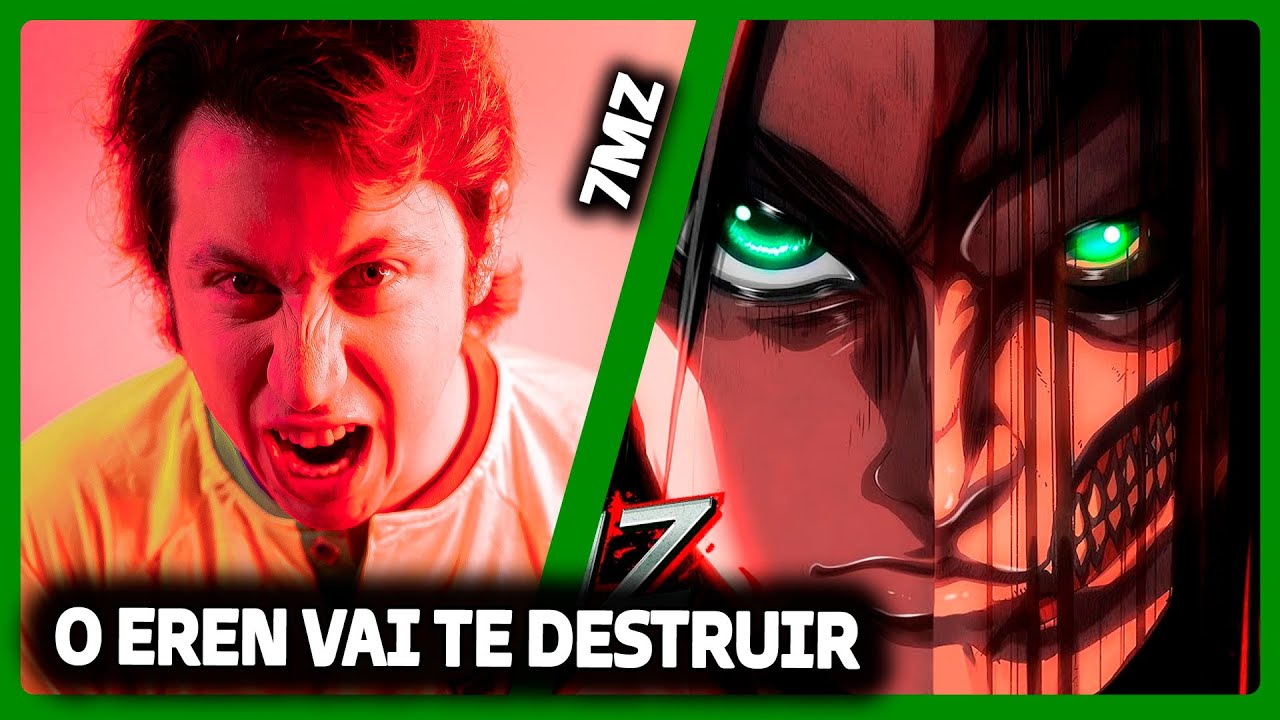 Eren (Attack on Titan) - AO SOM DO ESTRONDO | 7 Minutoz | REACT DO MORENO