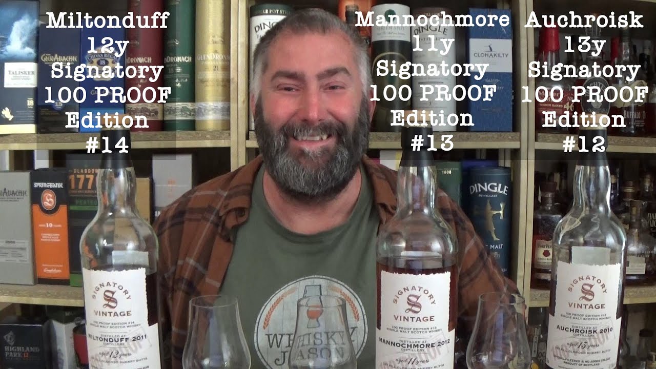 Signatory 100 PROOF Edition - Auchroisk 13y - Mannochmore 11y - Miltonduff 12y Vergleich WhiskyJason