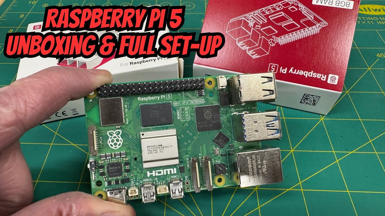Raspberry Pi 5 - Unboxing, Setup, and First Impression