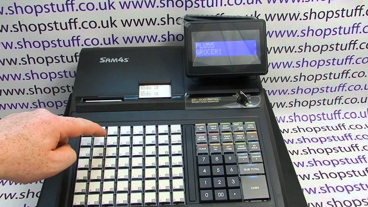 Sam4S ER-945 Support: How To Program PLU Product Description