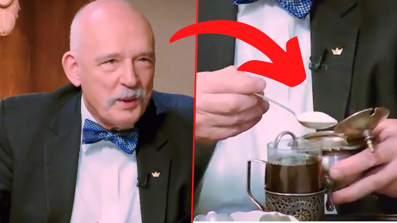 KORWIN-MIKKE WSYPUJE DO HERBATY 10 ŁYŻECZEK CUKRU! Wykupił 60 KILOGRAMÓW!