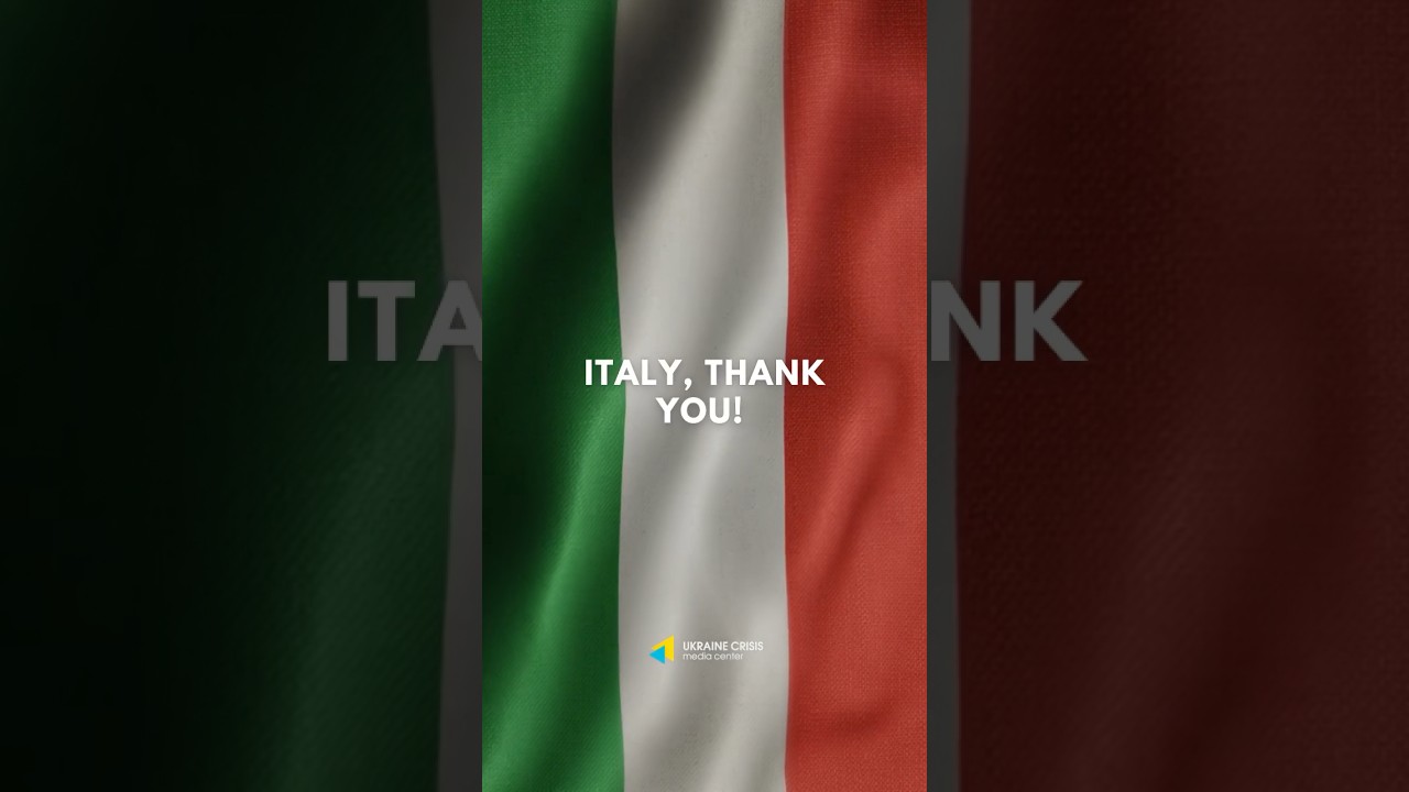 To Our Italian Friends, Ukraine Thanks You! 🇮🇹🇺🇦