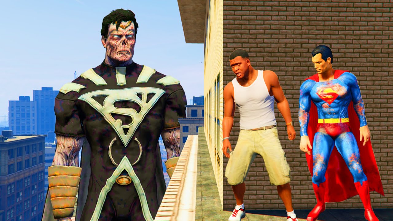 ЗОМБИ СУПЕРМЕН ФРАНКЛИНДЫ ӨЛТІРДІ (GTA V)