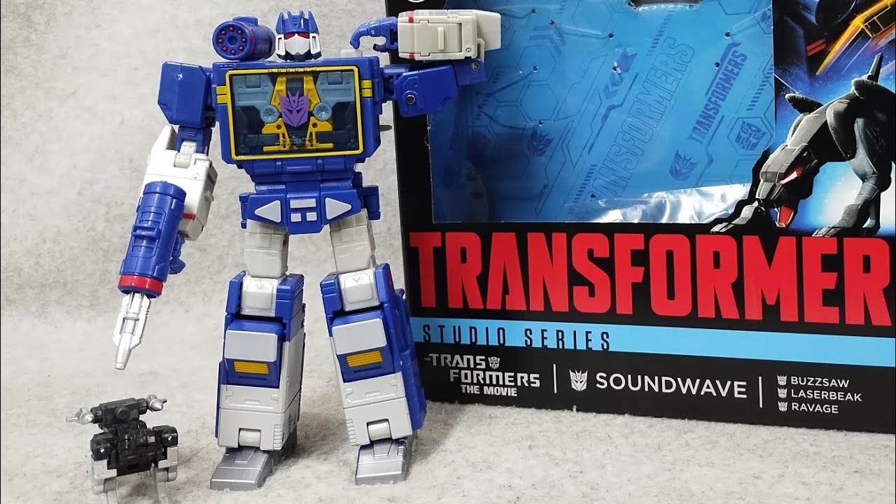 Soundwave superior!? Transformers the Movie Studio Series leader class Soundwave unboxing & review 