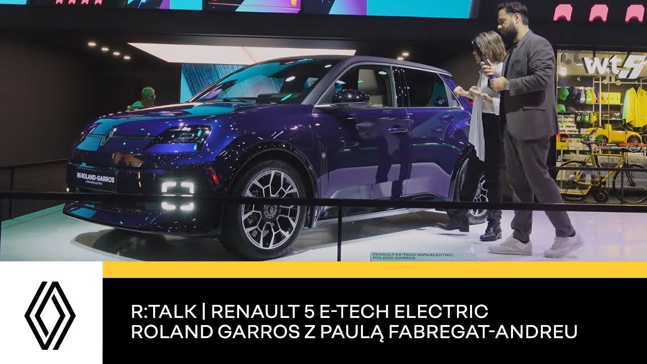 R:talk - Renault 5 E-Tech electric Roland Garros z Paulą Fabregat-Andreu