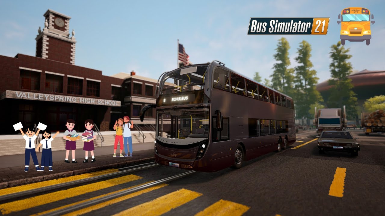 Schulbuserlebnis im Bus Simulator 21 🚍🏫 | Bus Simulator 21 Next Stop