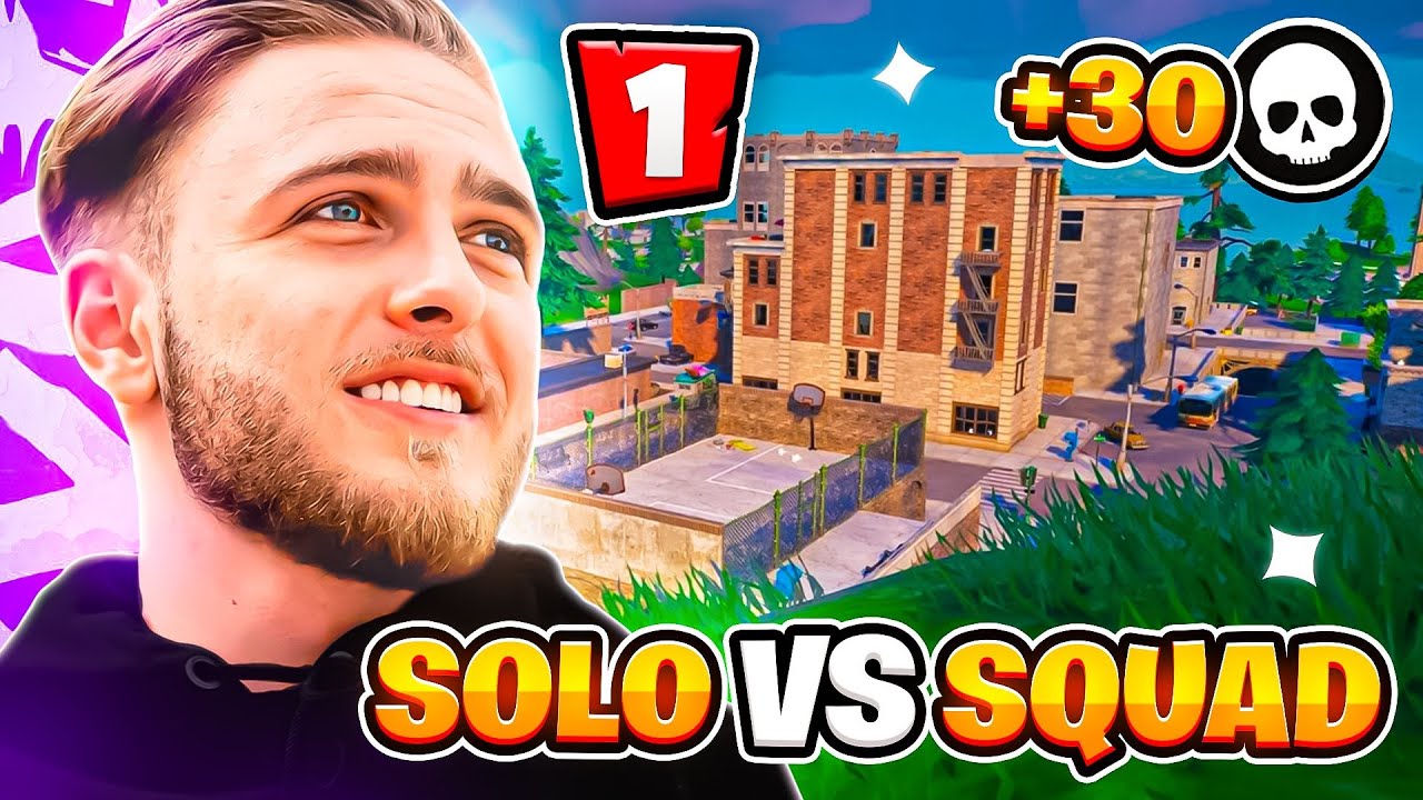Je clutch ce TOP 1 en SOLO SQUAD sur le Chapitre 1 ! (j’ai appelé du renfort mdr)