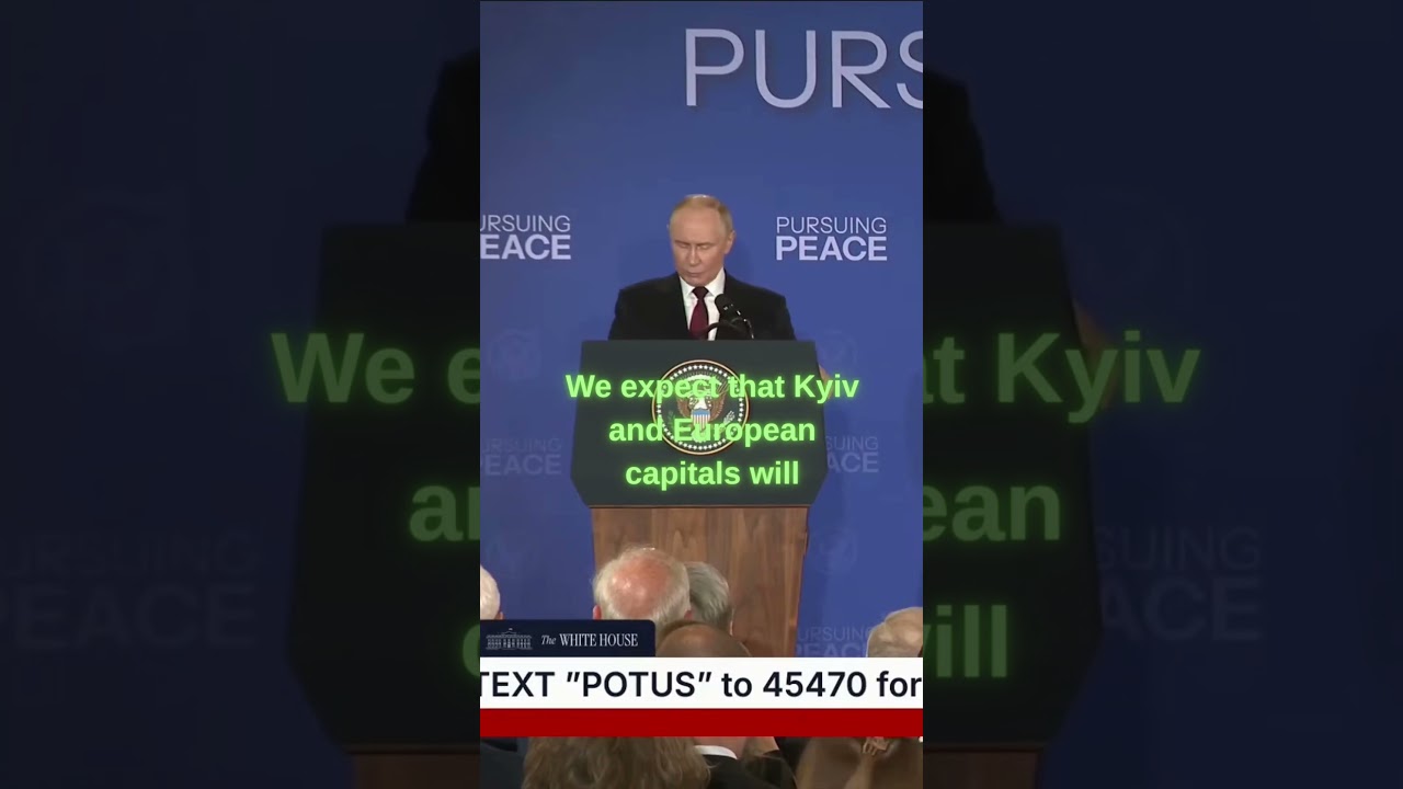 US Russia Alaska Meeting Putin about Ukraine  Part6 