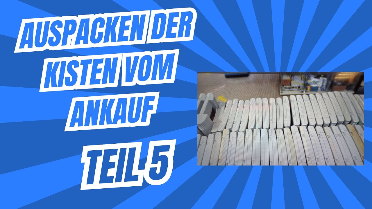 Auspacken der Kisten vom Ankauf im Powergames Chemnitz Teil 5