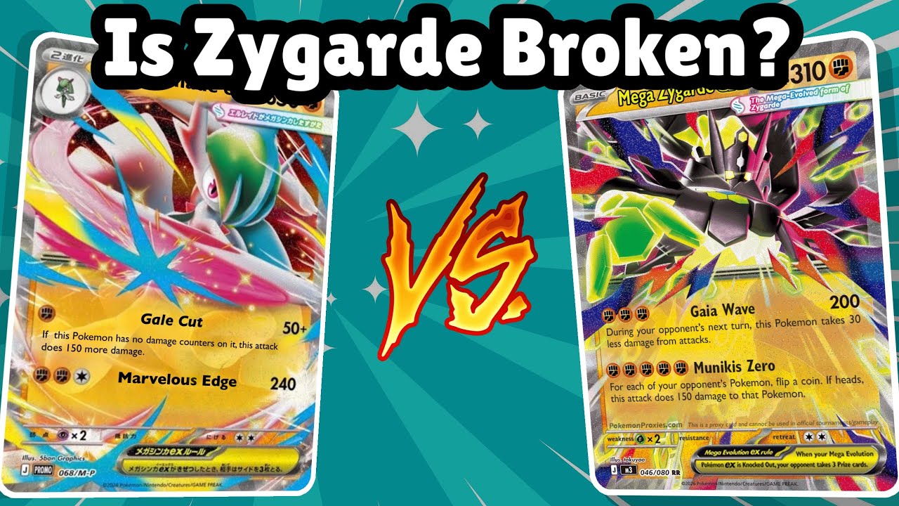 Mega Zygarde ex VS Mega Gallade ex | Perfect Order | Mega Evolution | Pot Rotation | Pokemon TCG