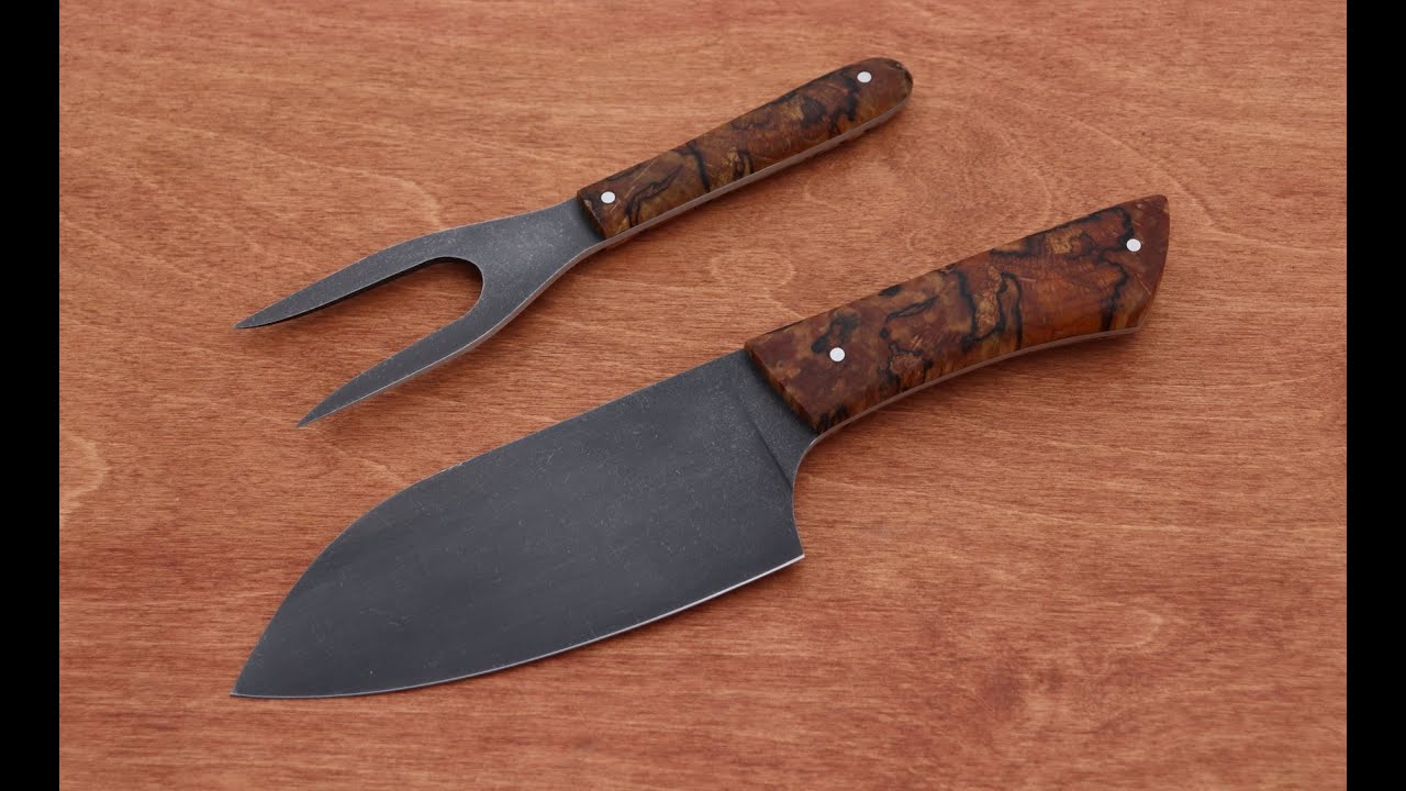 Barbecue knife-fork set | Knifemaking