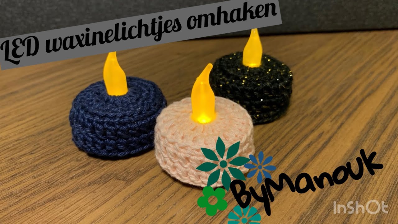 LED waxinelichtjes omhaken | Haken voor kerst | ByManouk