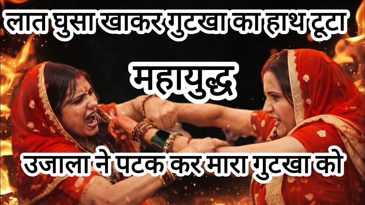 उजाला ने पटक कर मारा गुटखा को@Reactionrost.vandana @lipstick.wali.bhabhi.Ariyari 