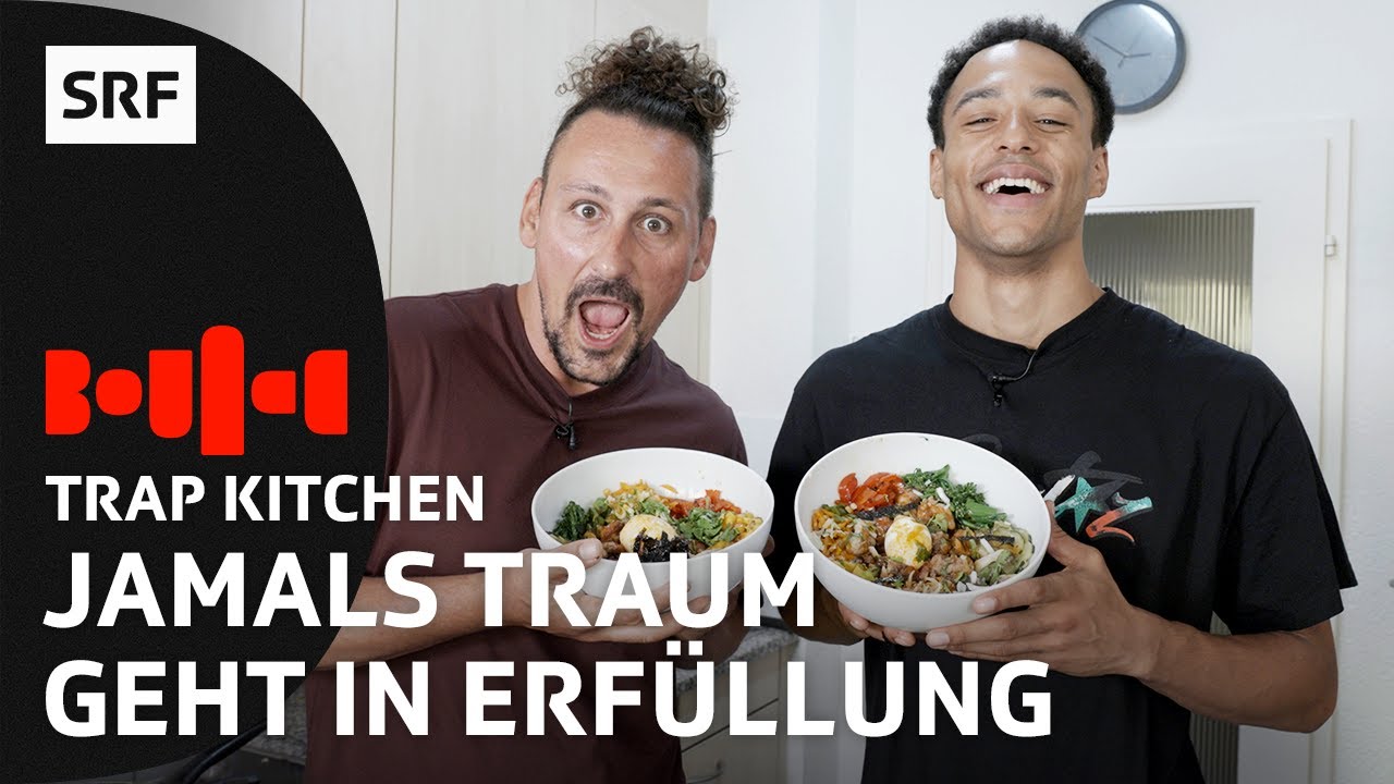 Jamal und Pablo kochen Bibimbap und sprechen über ihre Lebensträume | Pablos Trap Kitchen | SRF