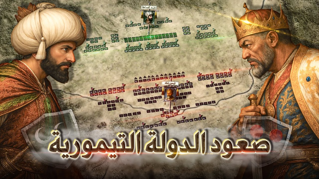 صعود الدولة التيمورية وصدمها مع الدولة العثمانية في معركة أنقرة ⚔️ 1/1