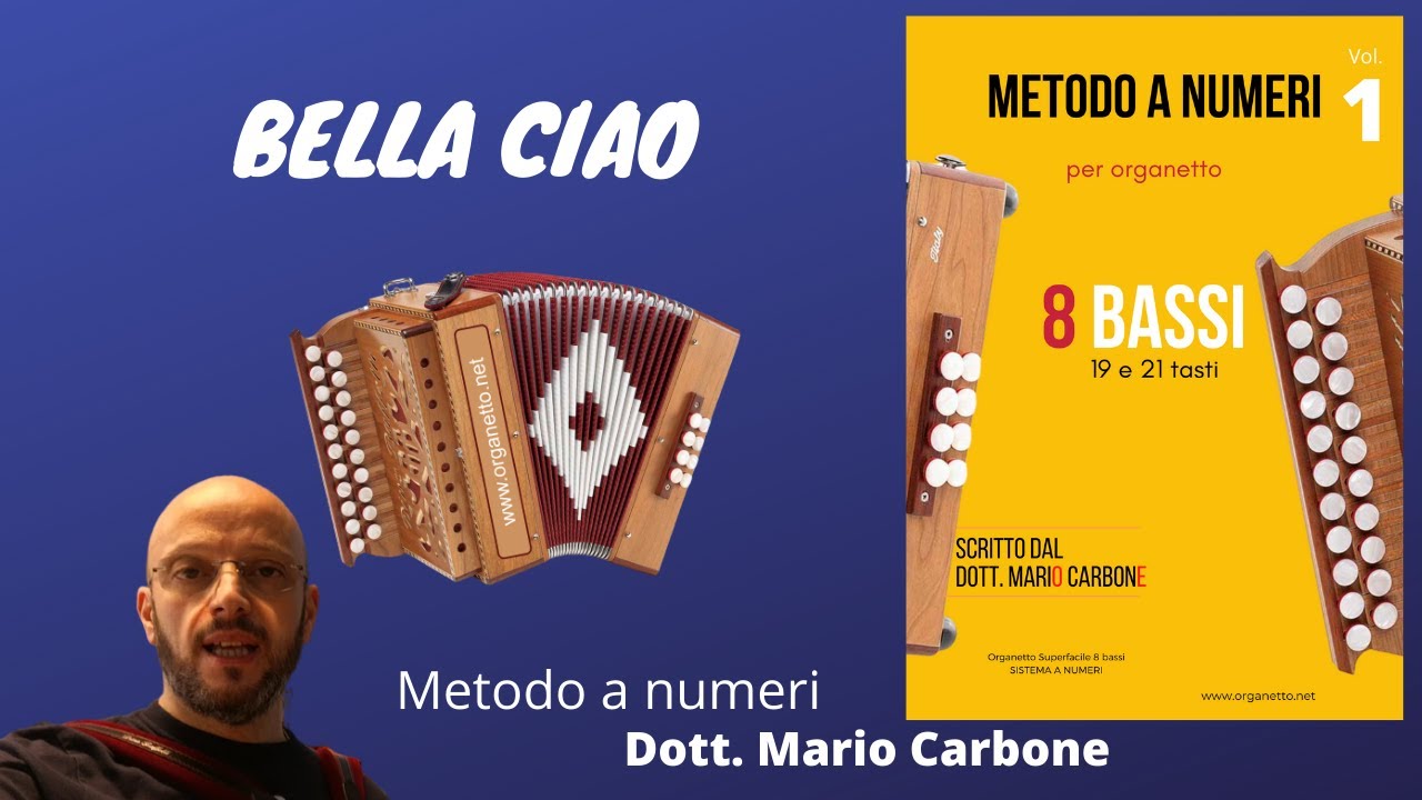 Lezione 8 bassi - Bella ciao - Metodo a numeri per 8 Bassi