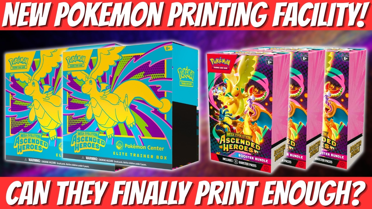 Pokemon Acquires New MASSIVE Printing Facility!