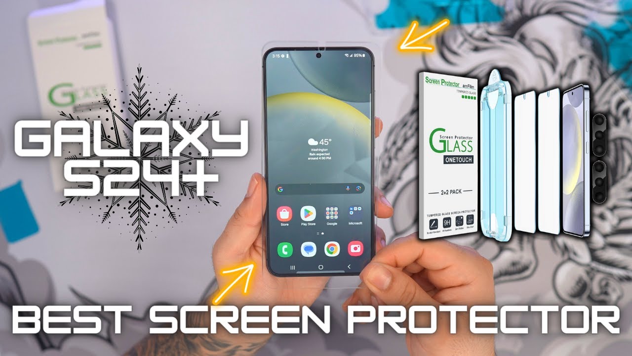 Galaxy S24+ Screen Protector : amFilm OneTouch