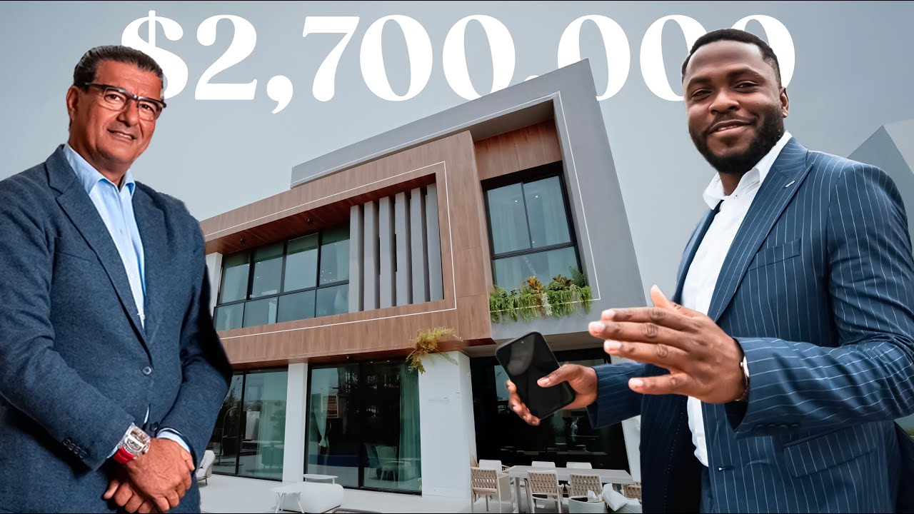 Touring a $2.7 MILLION Jacob and Co branded beachfront villa in Abu Dhabi!