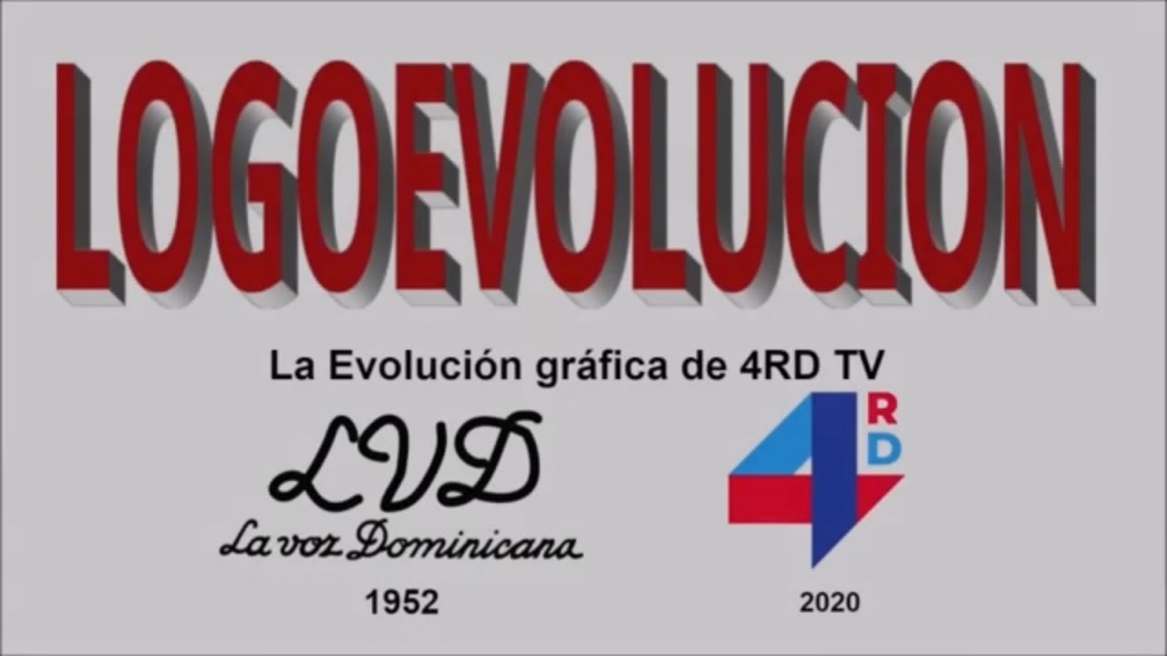 Logo Evolucion: La Evolución Grafica de 4RD TV /RTVD (1952-2021)