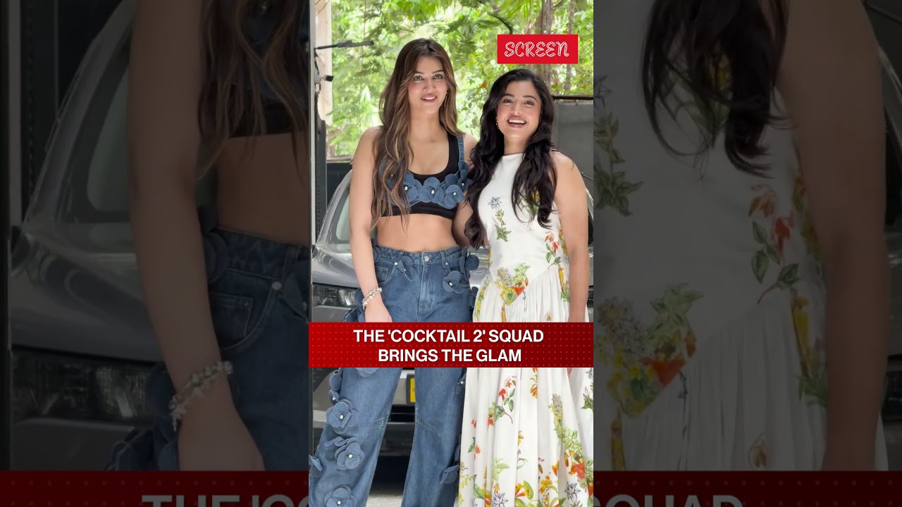 Shahid Kapoor, Kriti Sanon, And Rashmika Mandanna Turn Heads Ahead Of 'Cocktail 2' Release | Screen