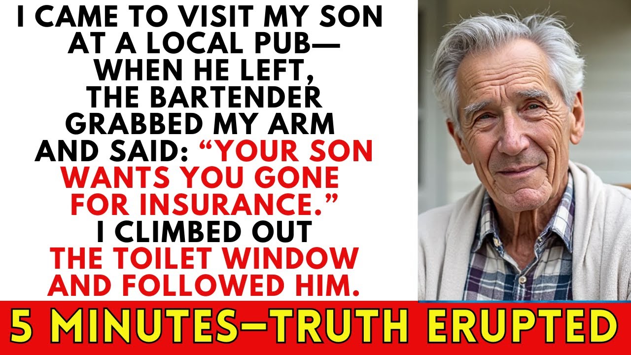 My Son Took Me To A Local Pub—Bartender Grabbed My Arm And Revealed A Shocking Truth