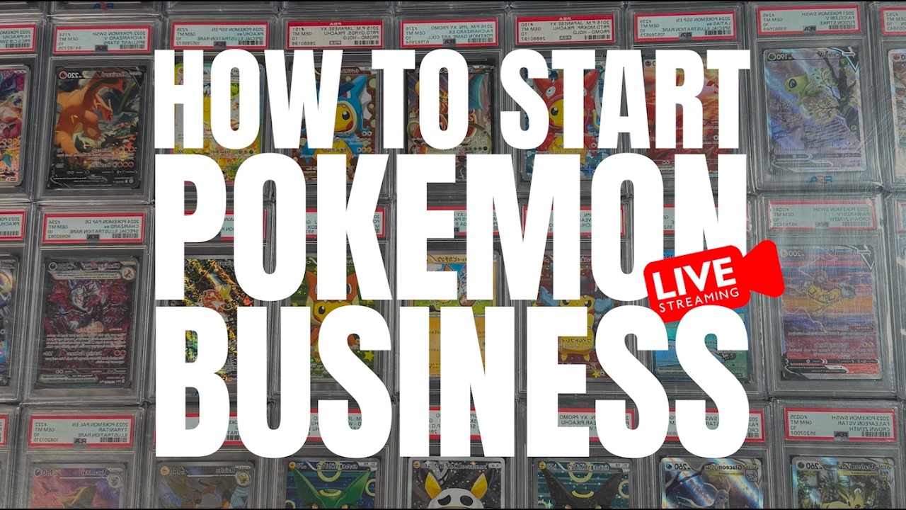 How to Start a Pokemon Card Business - Rip & Ship Live Stream 2026