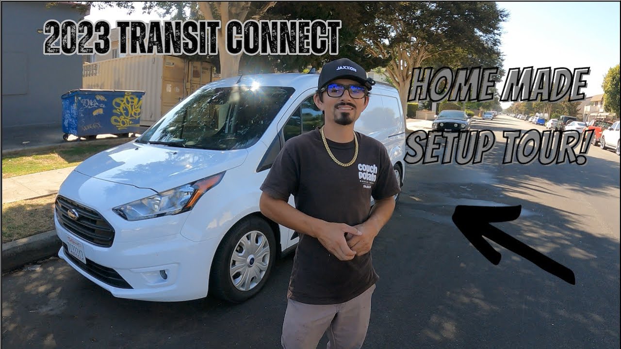 2023 FORD TRANSIT CONNECT XLT MOBILE DETAILING SETUP! FULL VAN TOUR.