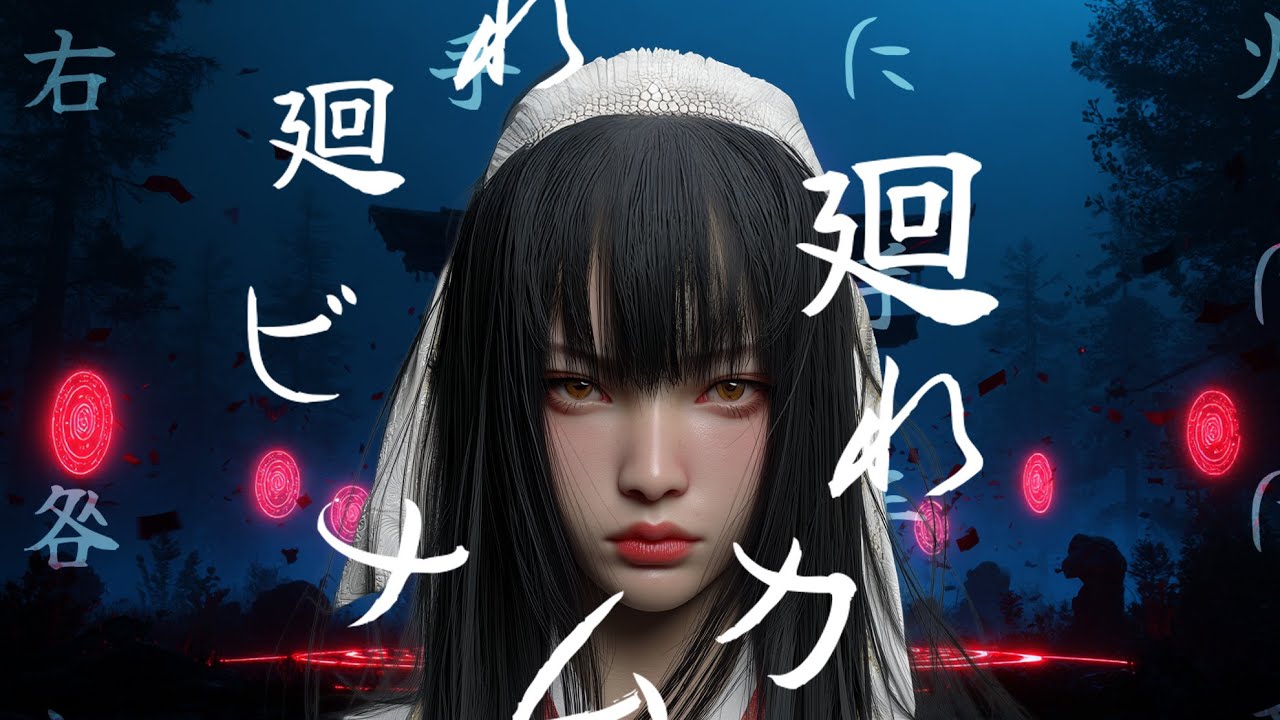 廻廻カムナビ / SOund Inspire 自作ツールで半自動生成MV　なぜ人は祈るのか？
