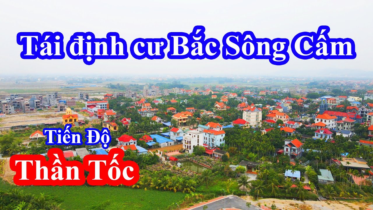 Dự án tái định cư Bắc Sông Cấm 🔴 Choáng với tốc độ xây dựng...