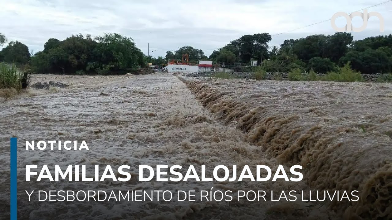 Fuertes lluvias provocan desbordamientos de ríos en Veracruz y obligan a desalojar familias