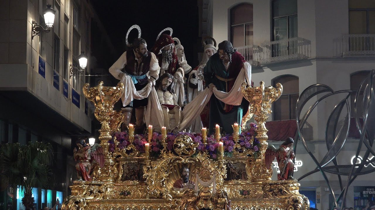 SANTO TRASLADO Y SOLEDAD DE SAN PLABLO MALAGA 2025 PLAZAS DEL SIGLO Y DEL CARBON 4K