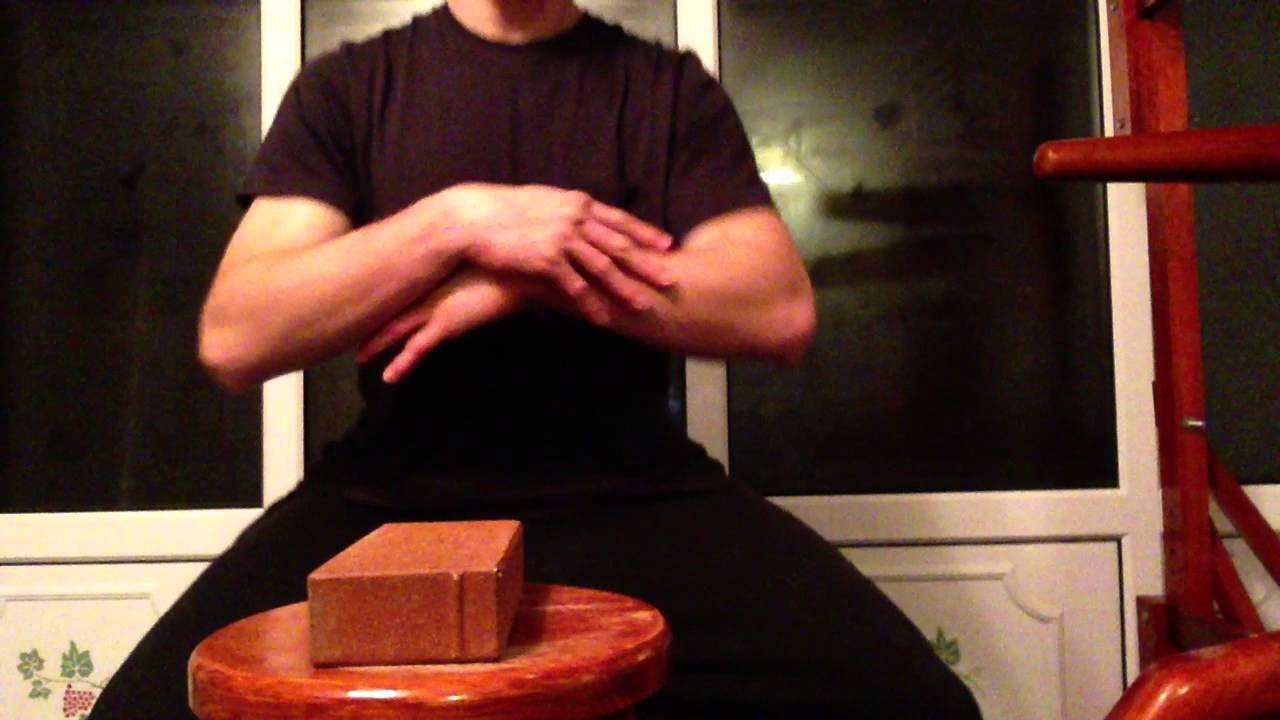 Iron Palm and Fist Training. Demo Of Iron Hand Conditioning.