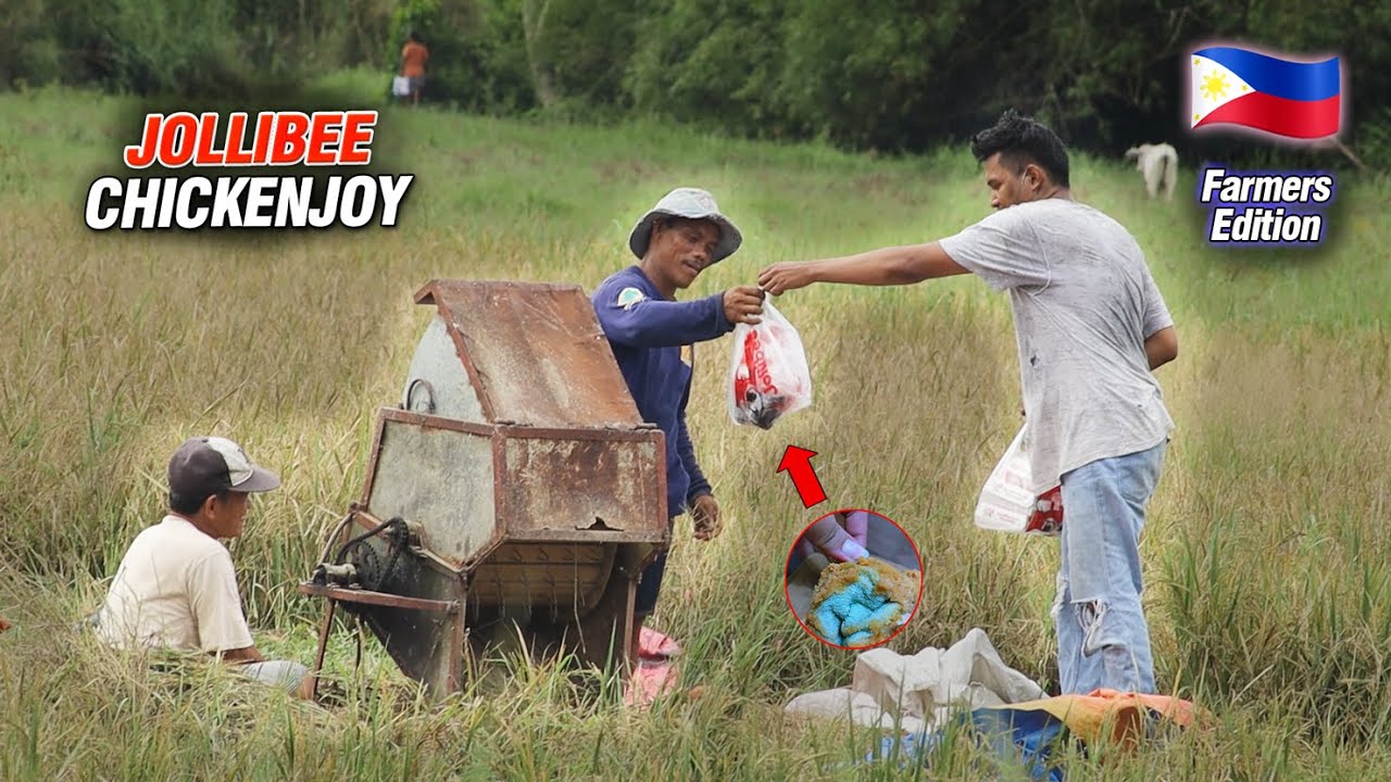 NAMIGAY AKO NG JOLLIBEE CHICKENJOY SA FARMERS | Nakakalungkot Nangyari sa Palay Nila | Kindness 🇵🇭
