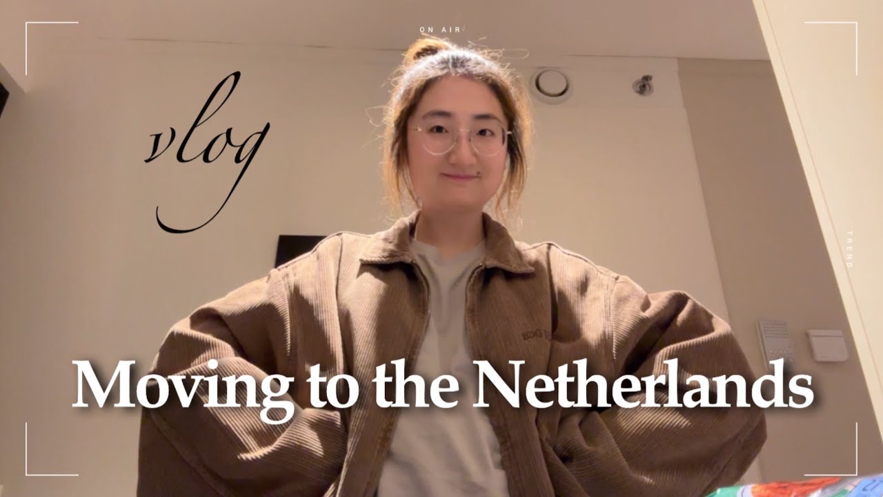 ✈️Moving to the Netherlands, first day in Amsterdam vlog, studio tour, buy necessities.