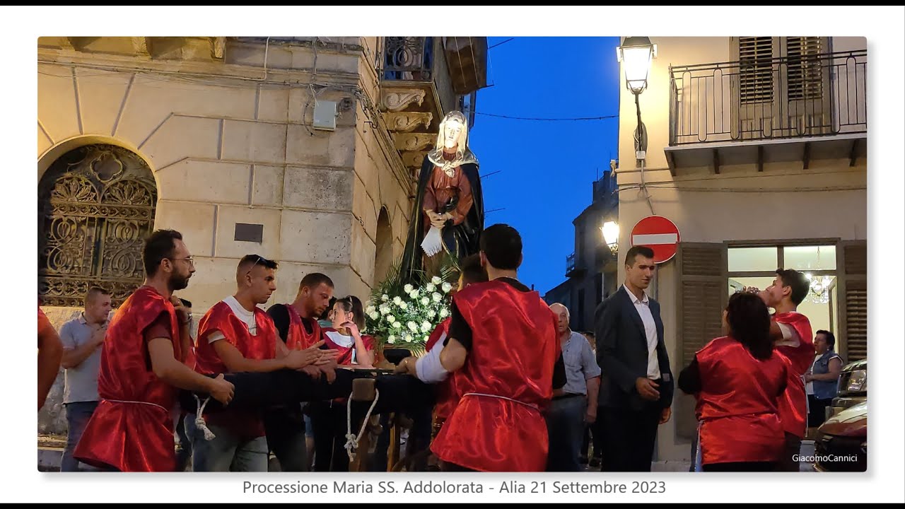 Processione Maria SS. Addolorata - Alia 21 Settembre 2023