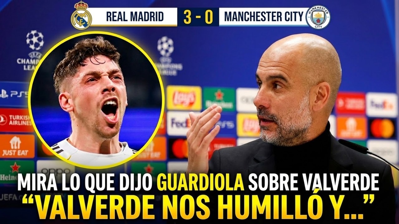 🚨¡QUÉ FUERTE! MIRA LO QUE DIJO PEP GUARDIOLA SOBRE VALVERDE | NOTICIAS DEL REAL MADRID HOY