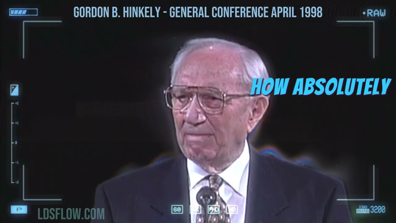 Gordon B. Hinkley - The Word of Wisdom - #GeneralConference April 1998
